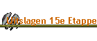 Uitslagen 15e Etappe